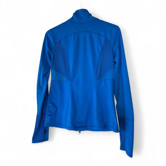 Z by Zella Blue Mesh Panel Full Zip Running Jacket Size Medium - Picture 3 of 9
